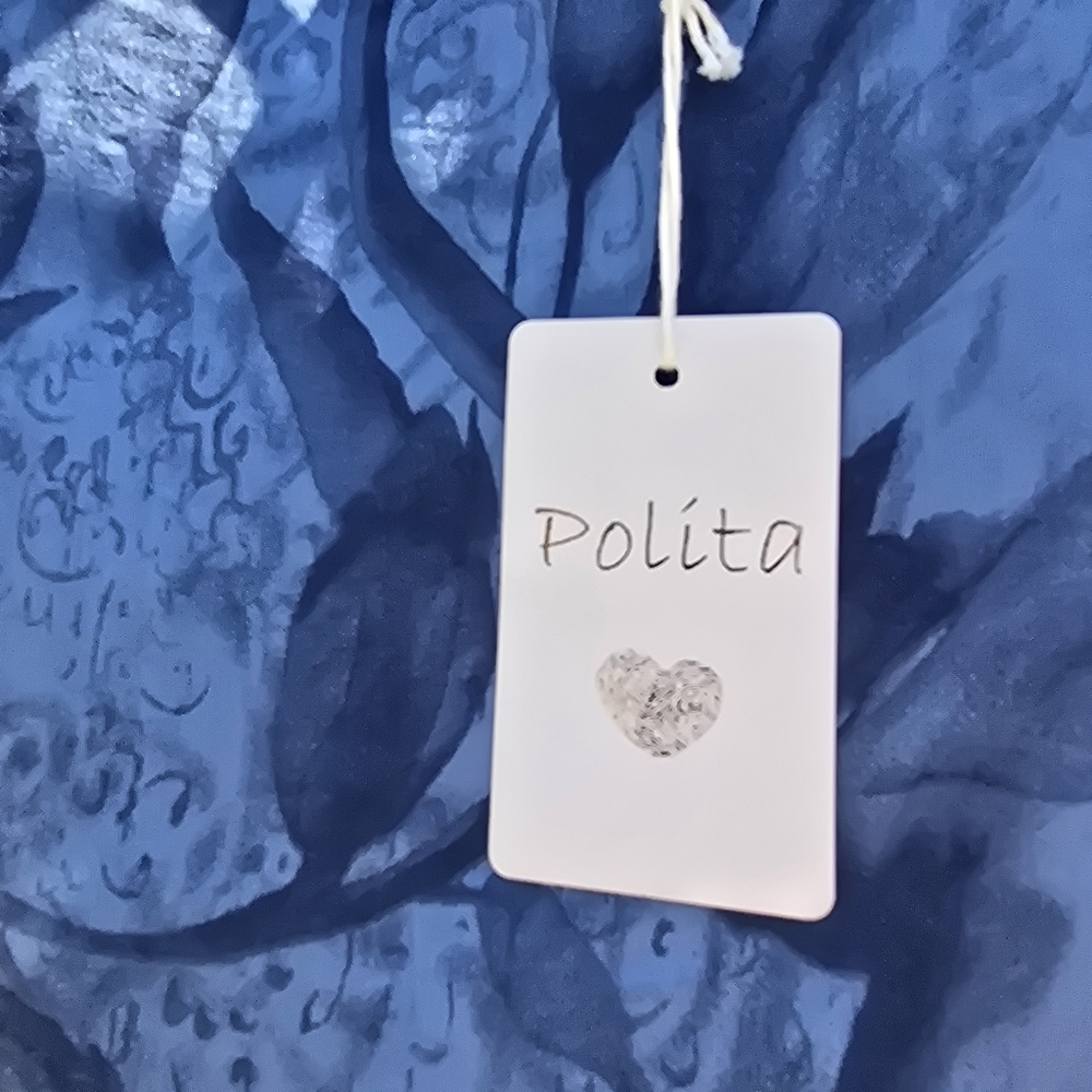 Polita made in italy womens Sheer Flowy tank‎ top size 6